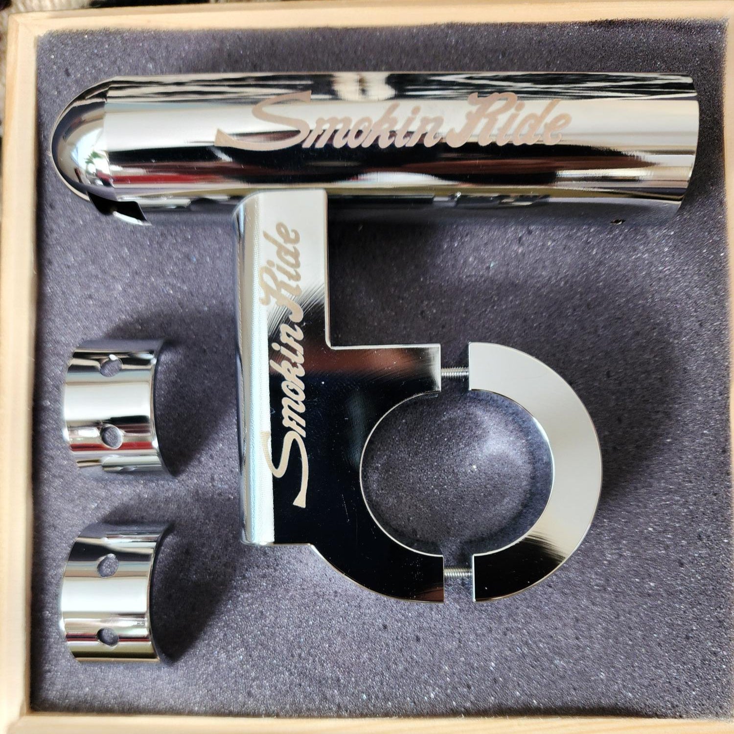 Motorcycle Cigar Holder Chome